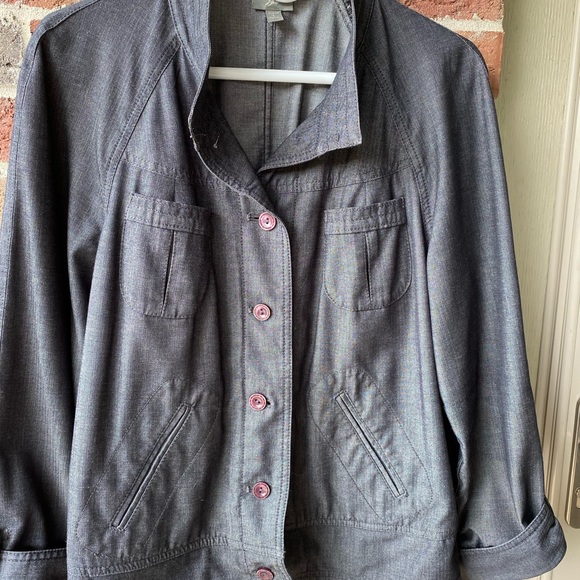 J. Jill jacket and skirt set. Size 14, unlined. - Picture 2 of 11